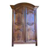 Versailles wardrobe in walnut, 18th century