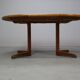 Scandinavian solid pine extendable dining table