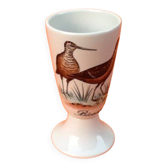 Mazagran decor Woodcock Limoges porcelain Made in France