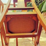 Lot de 4 chaises art déco