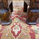 Art Deco bedside tables – Rosewood, Carrara marble & Brass – Year