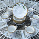 Set of 6 Bianca porcelain coffee cups