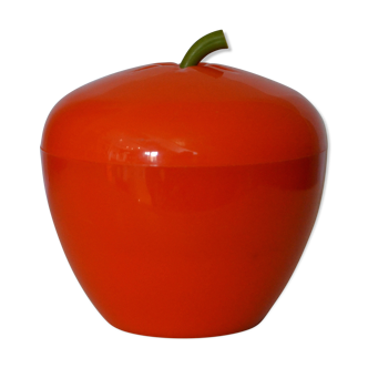 Pomme orange seau à glaçons – années 70