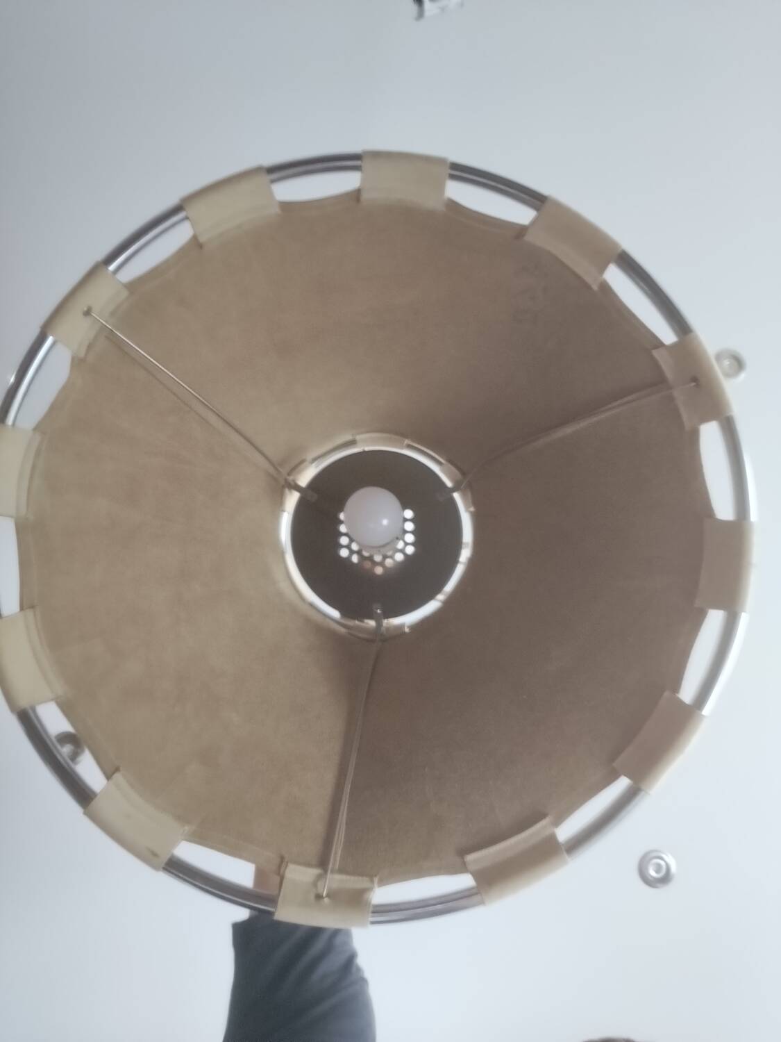 Scandinavian leather pendant light – Anna Ehrner for Ateljé Lyktan – vinta