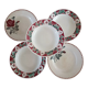 Lot 5 mismatched plates iron earth