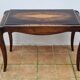 Vintage coffee table in marquetry wood, Louis XV style, 70 x 34 x 52 cm