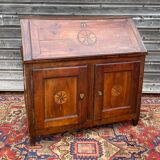 Furniture scriban in cherry tree period louis xvi xviii century