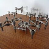 Candleholders by Ceasar Stoffi & Fritz Nagel for BMF, 1960s, Set of 11