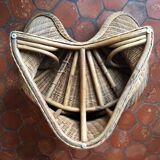 Fauteuil lotus de méditation en osier