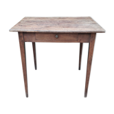 Table d'appoint ancienne en chêne