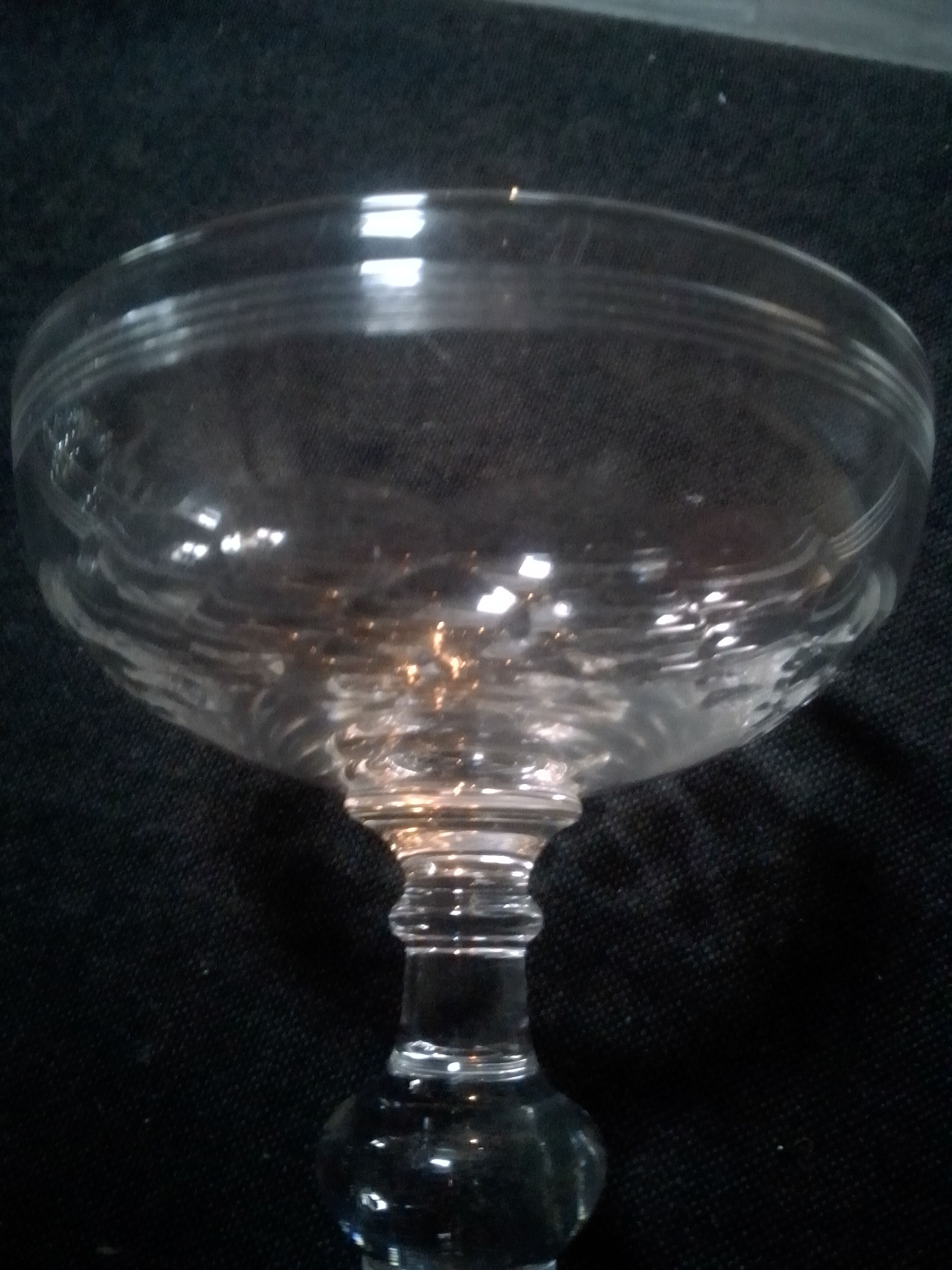 11 Baccarat champagne glasses