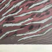 Lithographie originale sur vélin d'Arches de Raoul UBAC, Terrassements, 1978