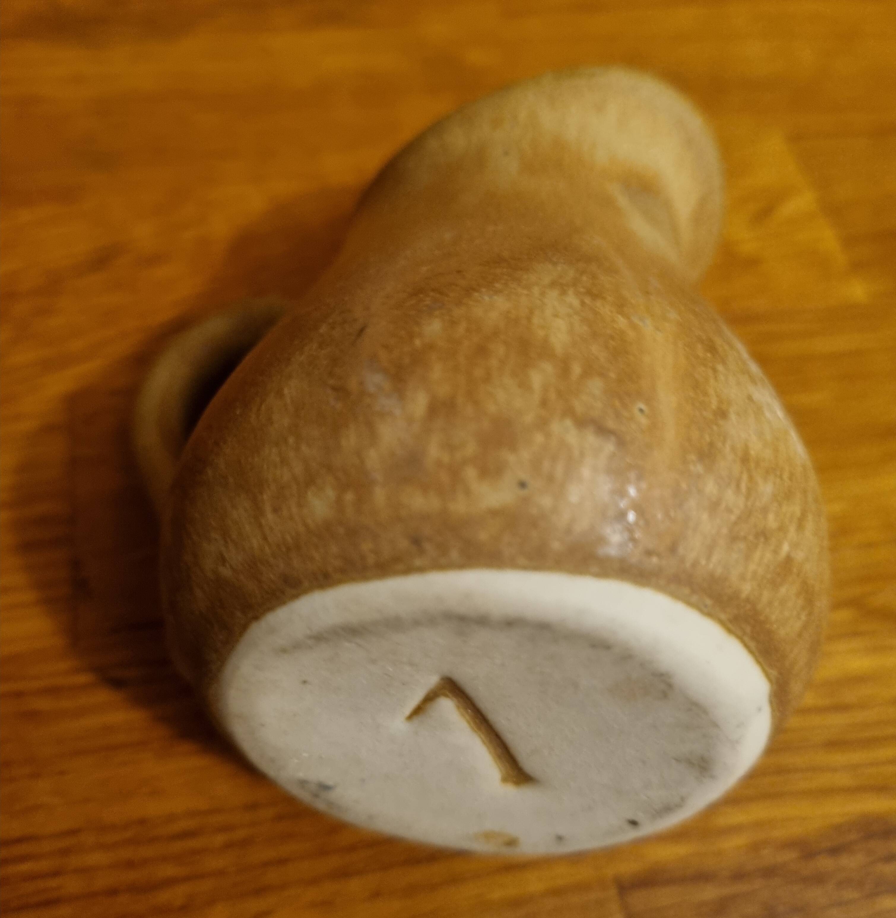 Petit crémier / pot à lait en grès Rhodaceram