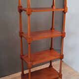 Natural wooden foot shelves