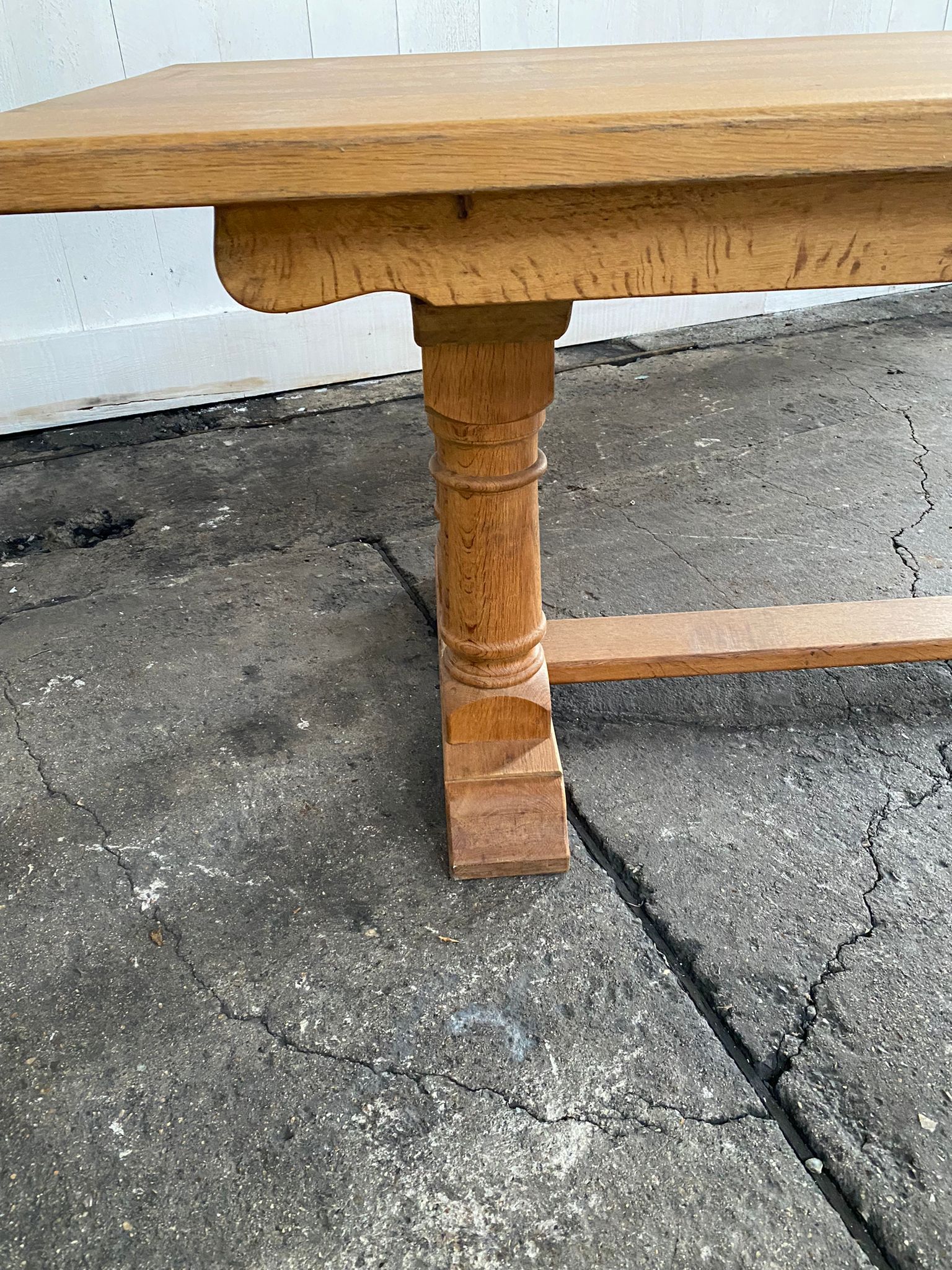 Oak farmhouse table