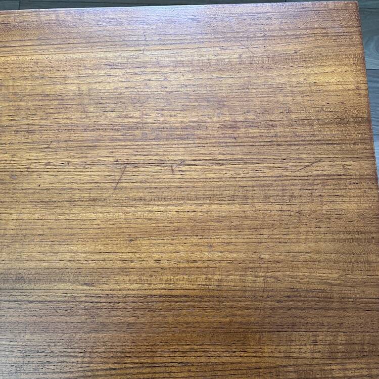 Large vintage square coffee table