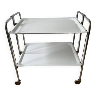 White folding trolley German design 70s