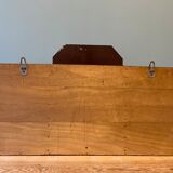 Antique wall-mounted toilet cabinet