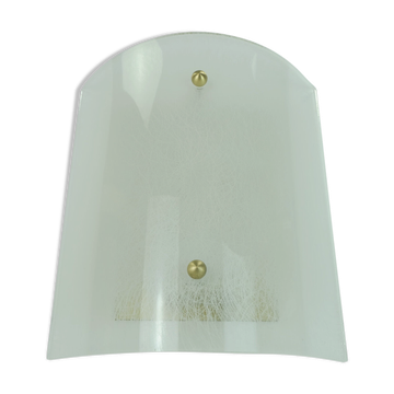Mid century sconce acrylic and brass 1960s 1970s lucite wall lamp