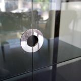 Vintage glass and chrome cabinet by Willy Rizzo for Mario Sabot. Italy 1970