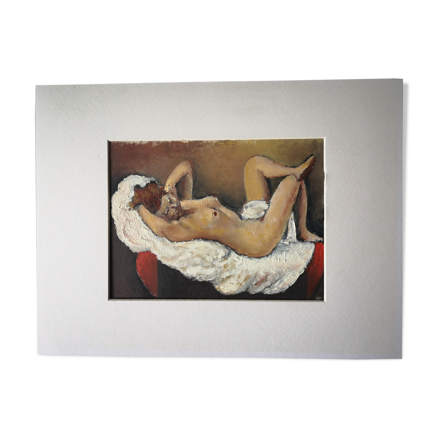 Painting on panel - - Signed François Jacquart