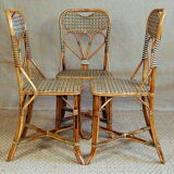 Chairs and table rattan heyday