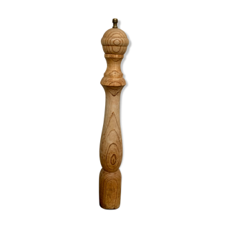 Vintage natural wood pepper mill
