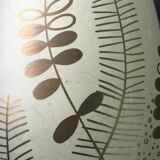 20th century gold painted ceramic art deco vase