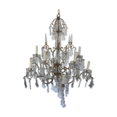 Regency cut crystal chandelier