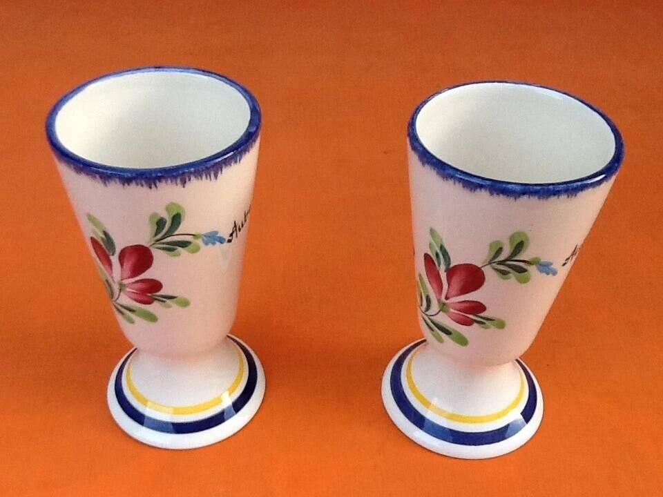 Pair of Mazagrans Earthenware (Aube)