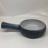 Scandinavian ceramic fondue pot