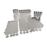 Crystal stemmed glass service