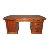 Art Nouveau Mahogany Desk Plate by Emile Gallé