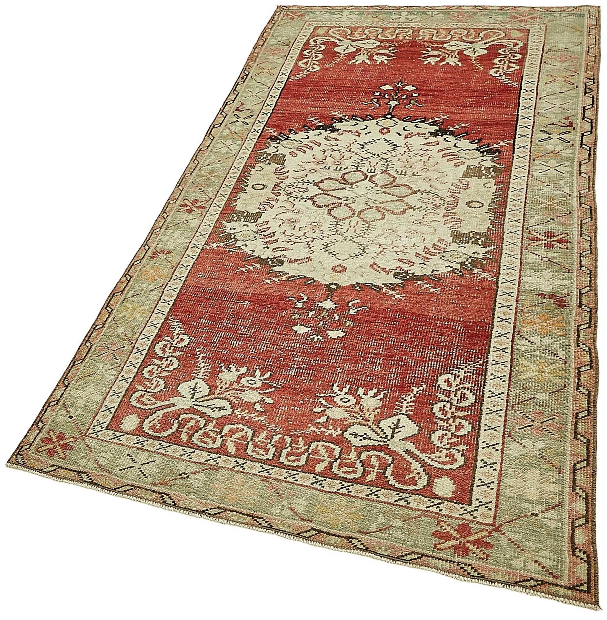Turkish Vintage Anatolian Rug 100 cm x 205 cm