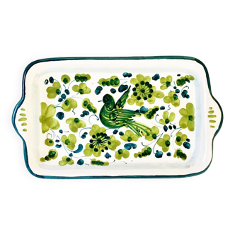 Butter dish with hand-painted decoration