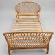 Vintage rattan bed