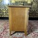 Vintage low sideboard in parqueted oak 1960