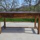 Restored solid oak farmhouse table