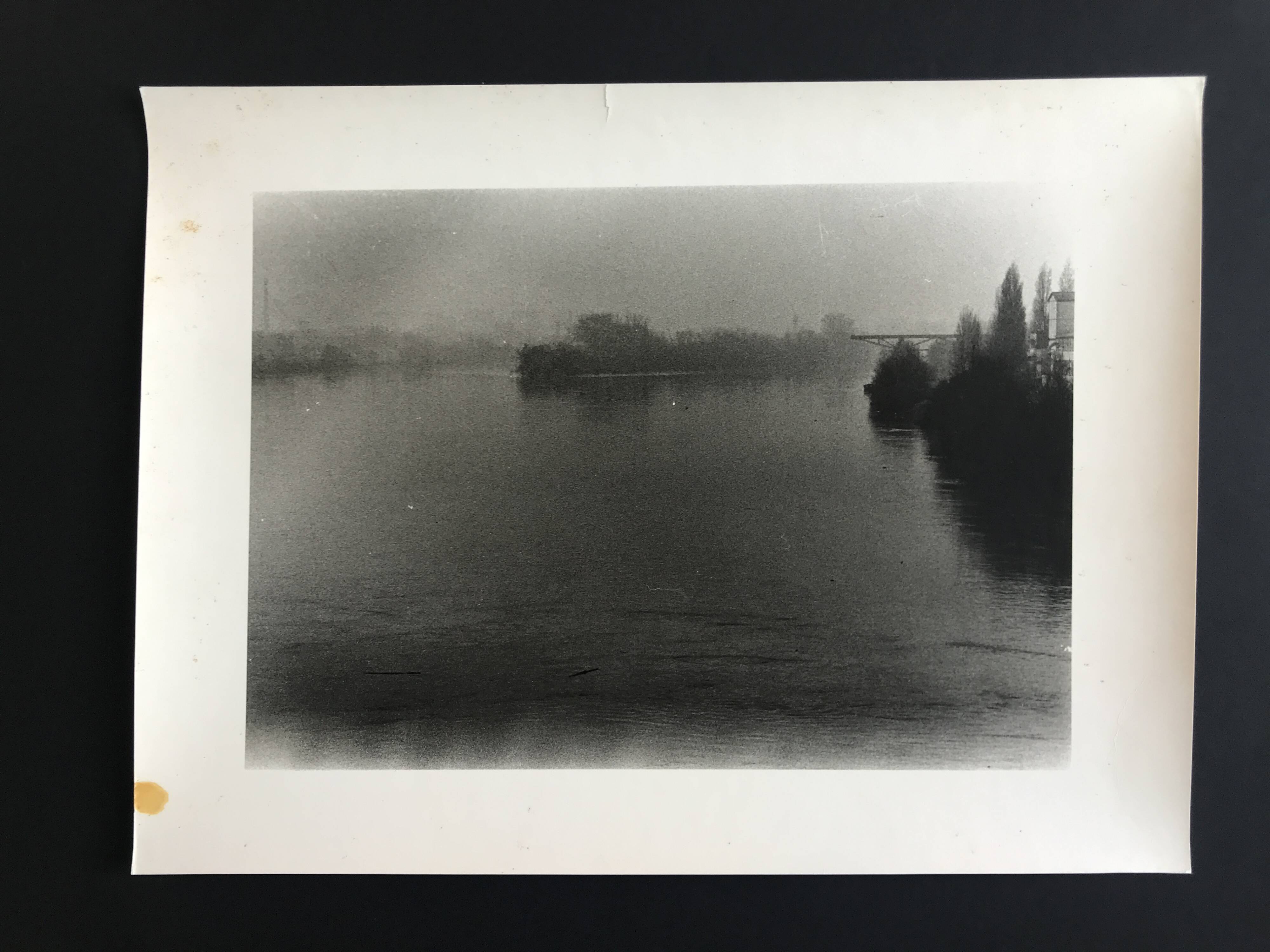 Rosine nusimovici, untitled (river), c 1980. black and white silver print