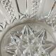 Ashtray/empty vintage pocket in cut bohemian crystal. decorated with diamond tips, braces