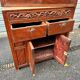 Attractive two-part Indochinese display cabinet. Mid-20th century