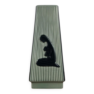 Mid-Century pottery vase from the You and I series by Svend Aage Holm Sørensen for Søholm, 1950s.