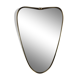 Mirror mirror free form of the 50s, brass, vintage