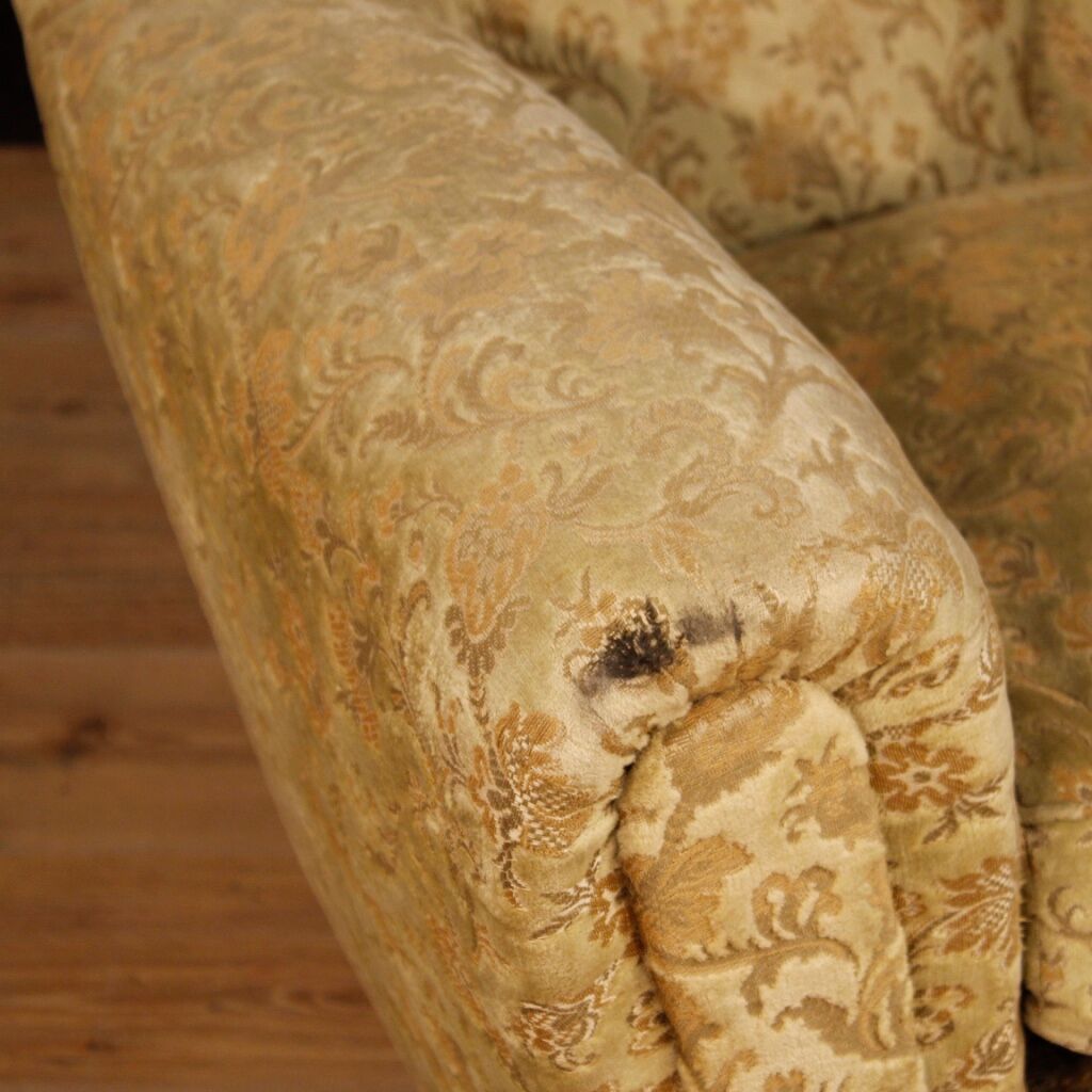 Pair of design armchairs in velvet from the 50s