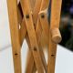 Vintage Foldable Pine Wood Serving Cart