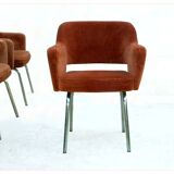 Set of 6 1950 design conference chairs