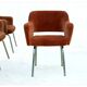 Set of 6 1950 design conference chairs