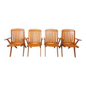 Suite de 4 fauteuils