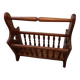 Porte revues en bois vintage