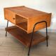 Meuble pied métal design vintage années 60